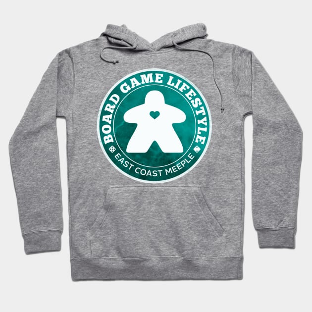 Board Game Lifestyle (Green) Hoodie by east coast meeple